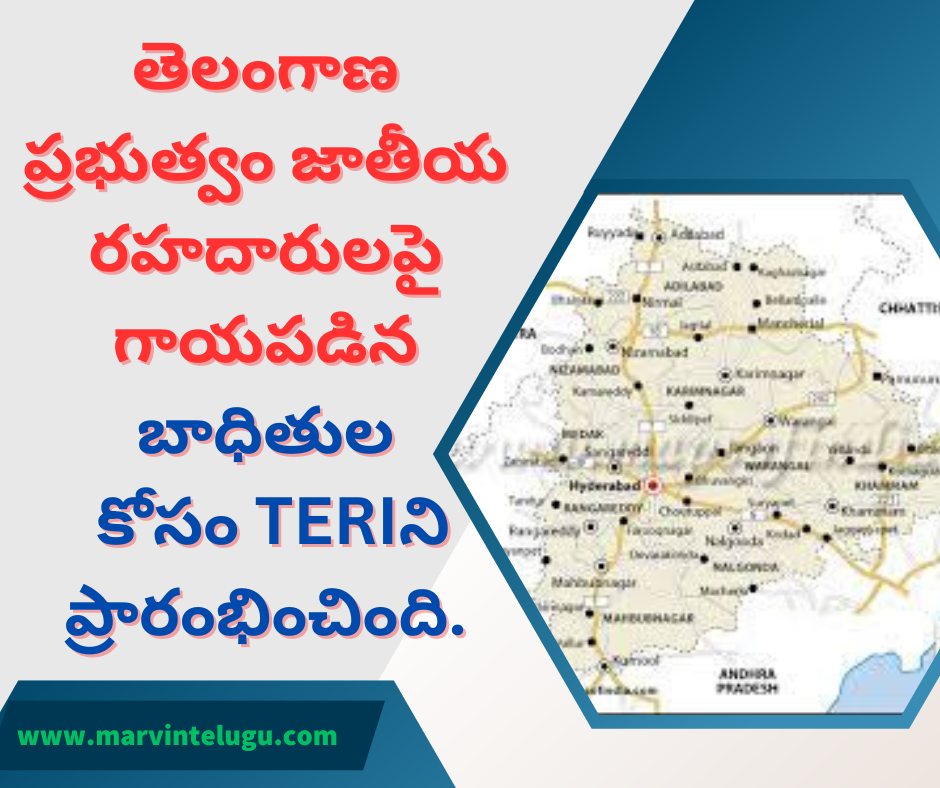 Telangana Government has started TERI for victims of injuries on national highways.