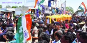 Sirisilla: Tributes paid to the martyred army jawan