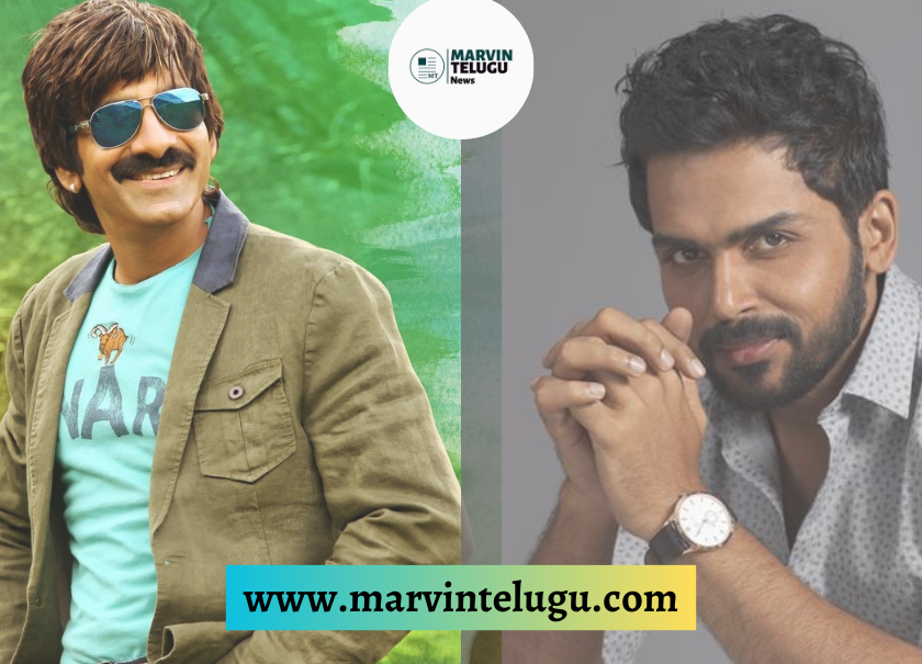 Karthi lent his voice to Tiger Nageswara Rao's first look in Tamil