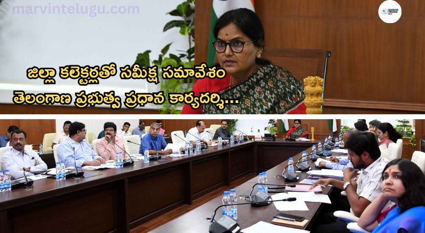 ప్రభుత్వ ప్రధాన కార్యదర్శి review-meeting-with-district-collectors-telangana-chief-secretary