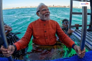 Narendra Modi prayed in the city of Dwarka