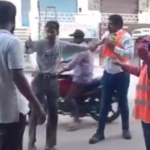 Stone attack on GHMC workers