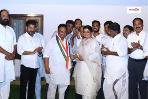 Former MP Jitender Reddy joined Congress.