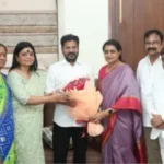 Meet Nandamuri Suhasini with Revanth Reddy