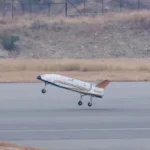 Successfully landed ISRO Pushpak aircraft