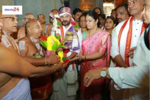 Yadadri Temple | CM Revanth performed puja at Yadadri temple.